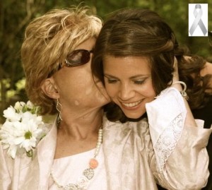 Just 11 days before she lost her battle with lung cancer. This is the last photo taken of my Mom & I on May 15, 2010 at my sister's wedding.
