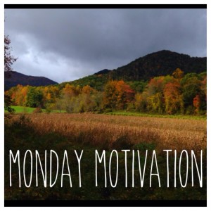 DAY ONE: What's your motivation to move on a Monday? ANSWER: My country road!